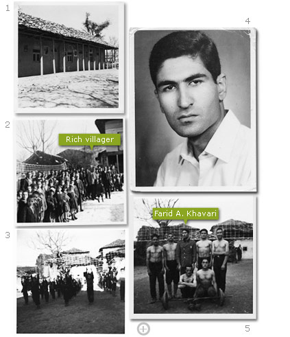 Farid A. Khavari - photo montage from his youth